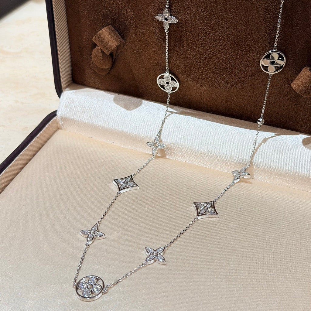 A7287 Crystal Long Necklace