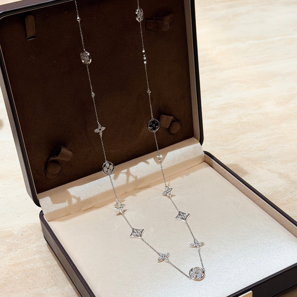 A7287 Crystal Long Necklace