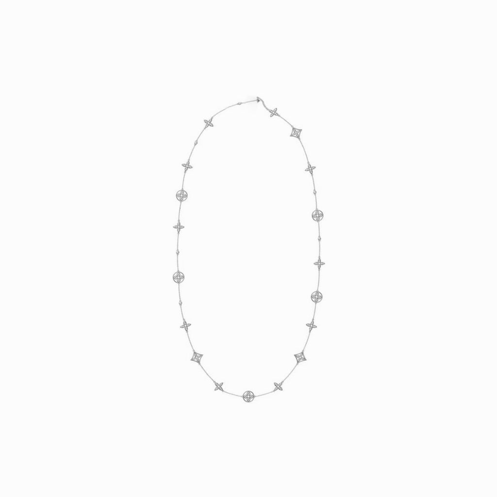 A7287 Crystal Long Necklace