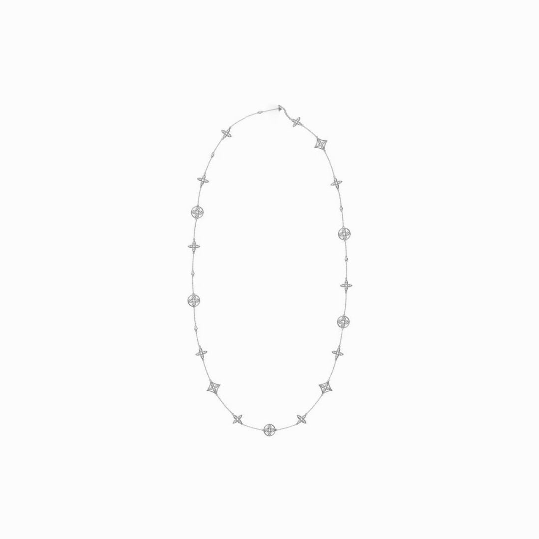 A7287 Crystal Long Necklace