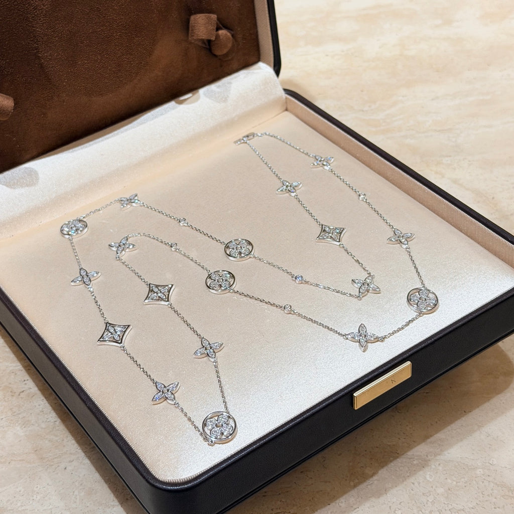A7287 Crystal Long Necklace