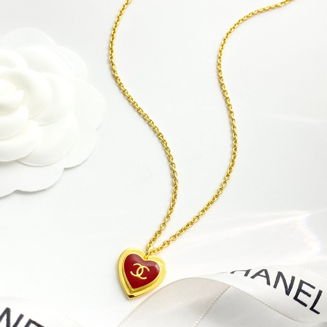 CHANEL P65 Enamel Vintage Necklace