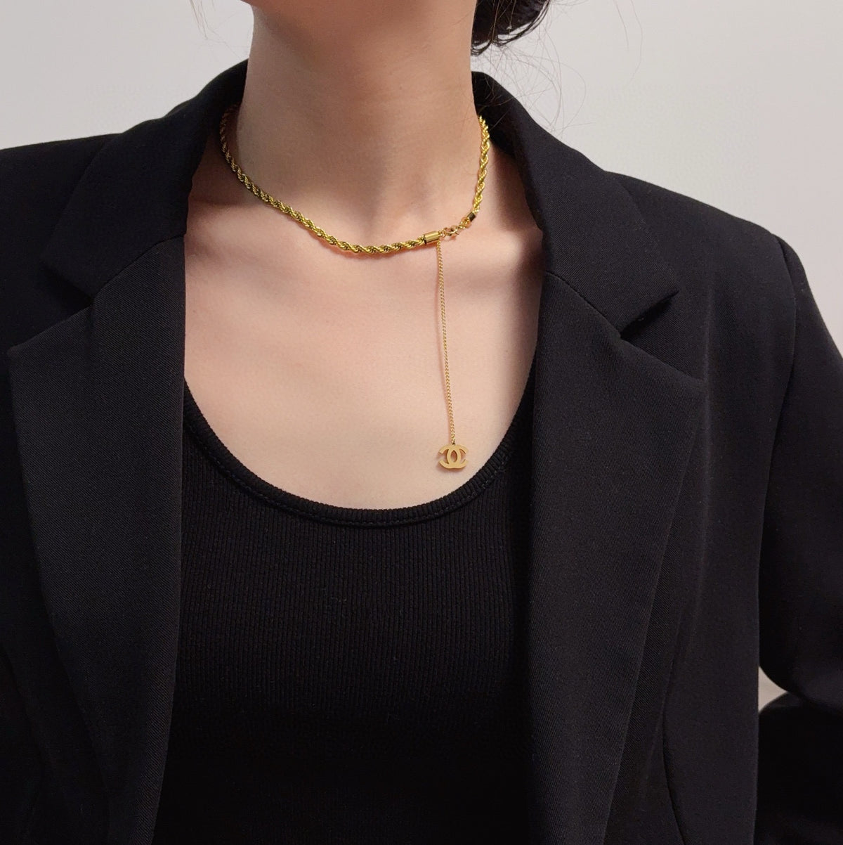 CHANEL Double-C Necklace