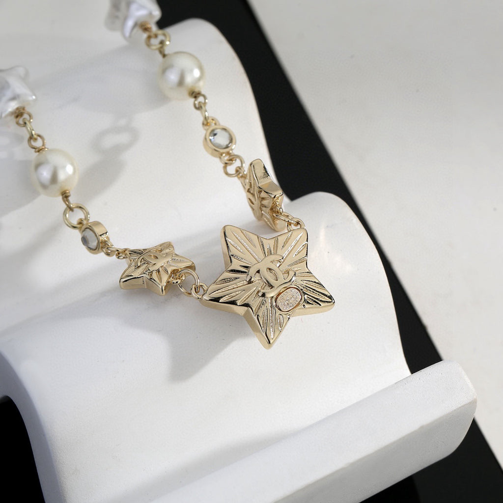 CHANEL Pearl Double-C Necklace