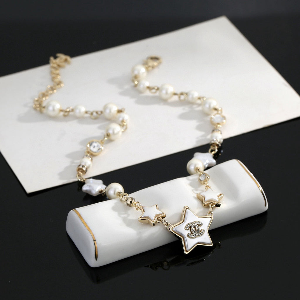 CHANEL Pearl Double-C Necklace