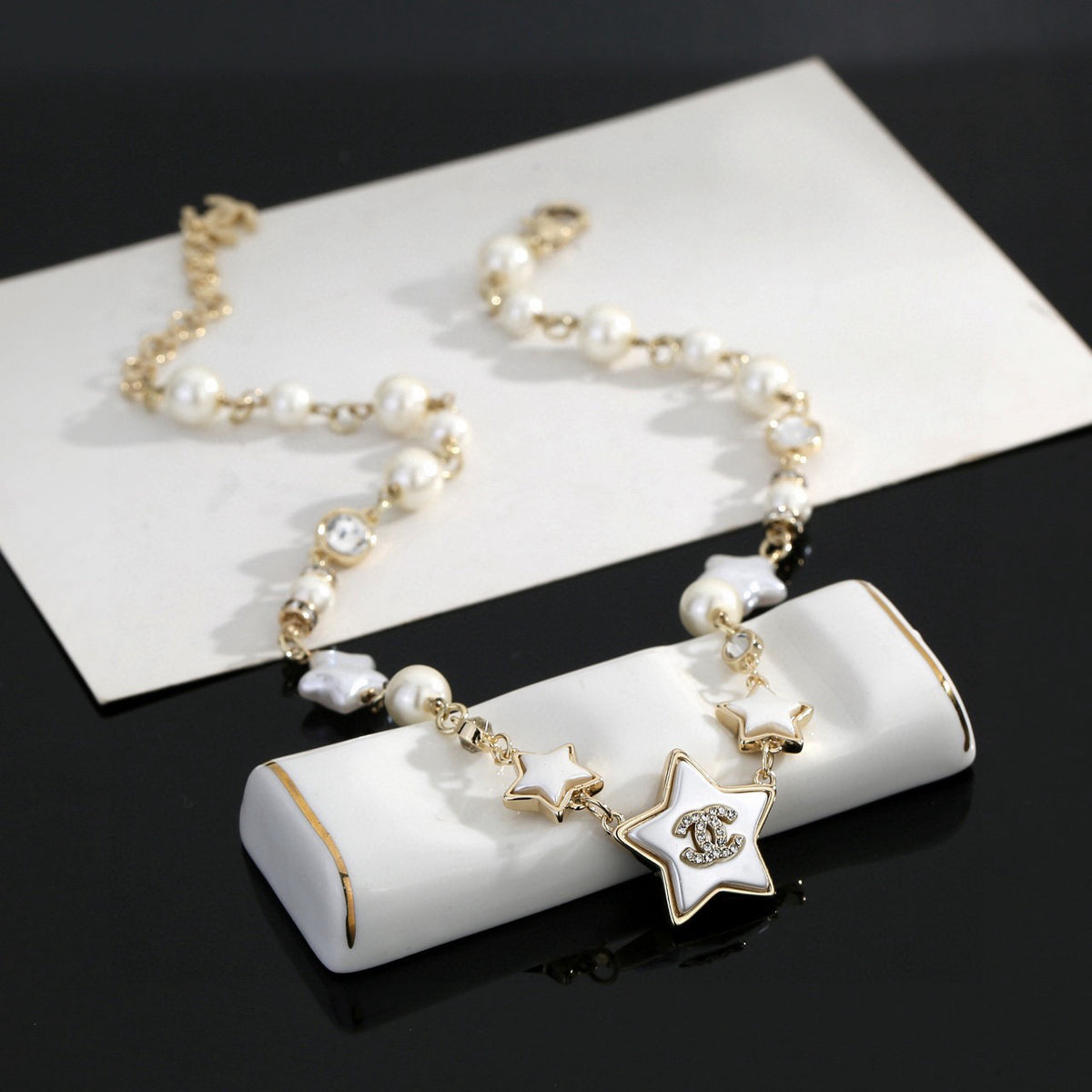 CHANEL Pearl Double-C Necklace