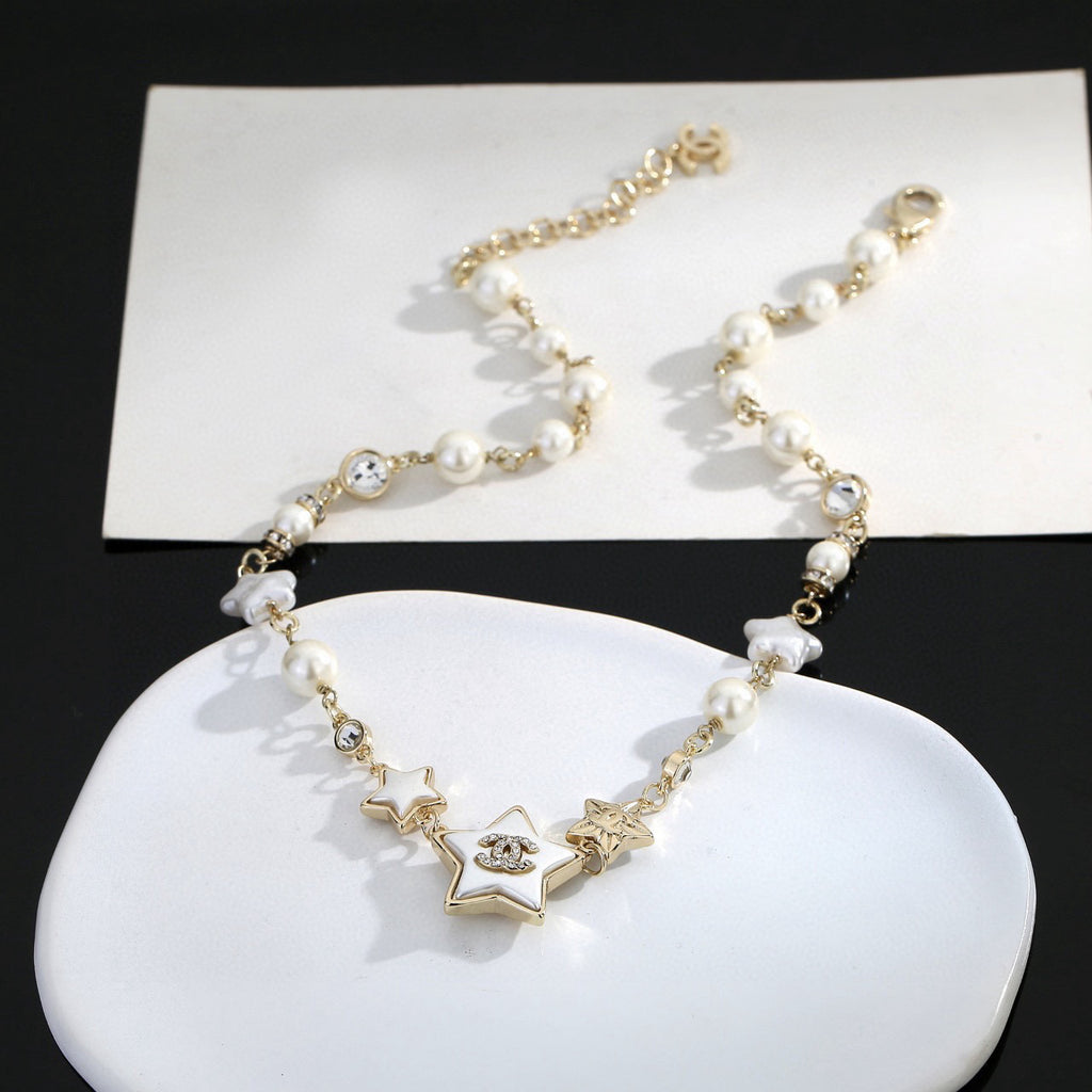 CHANEL Pearl Double-C Necklace