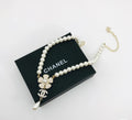 CHANEL Pearl Double-C Camellia Long Necklace