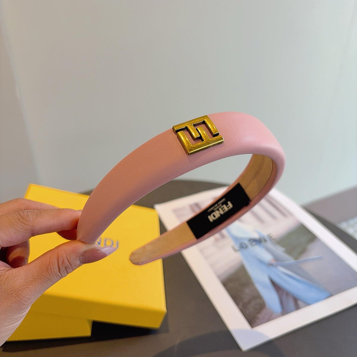FENDI Letter Logo Vintage Headband