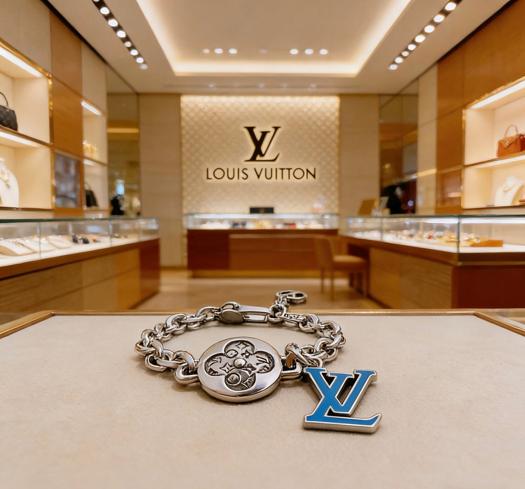 LOUIS VUITTON P100 Vintage Necklace