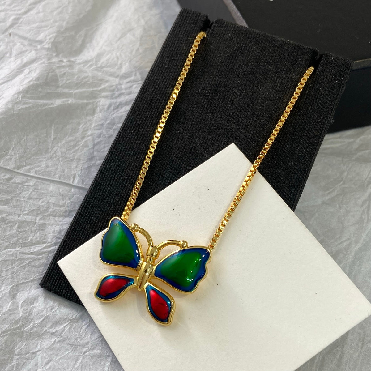Enamel Necklace