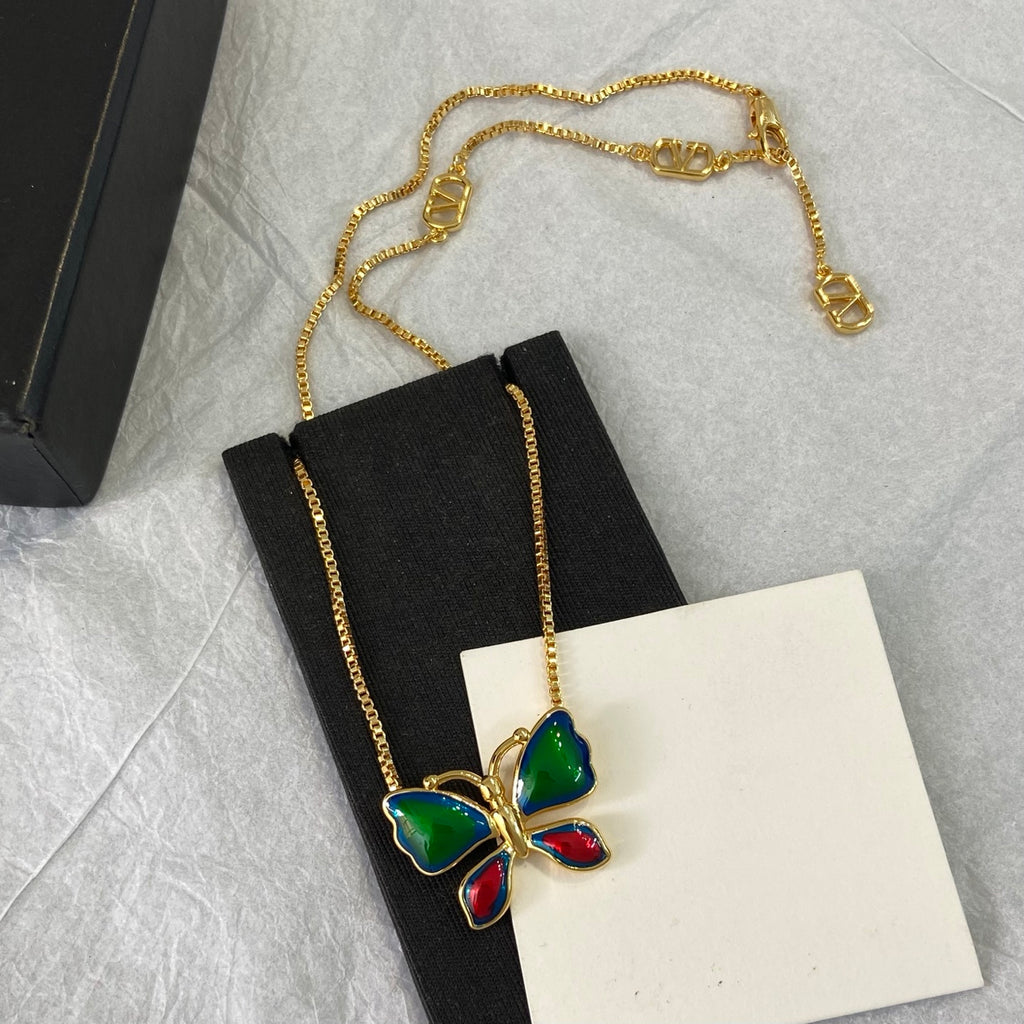 Enamel Necklace