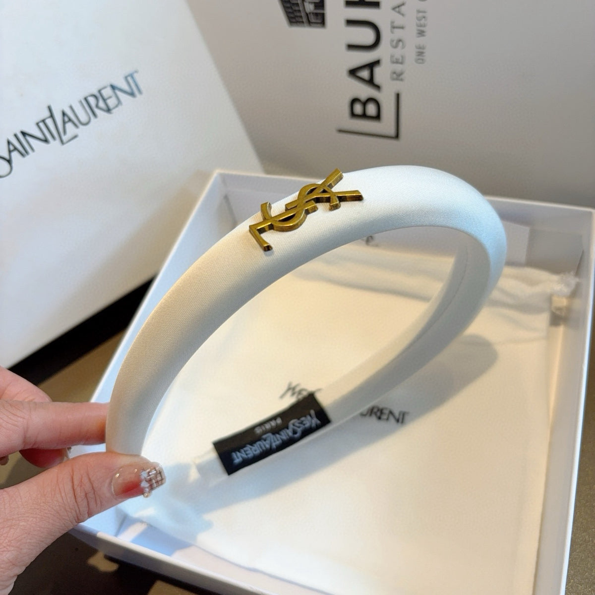 SAINT LAURENT Padded Headband