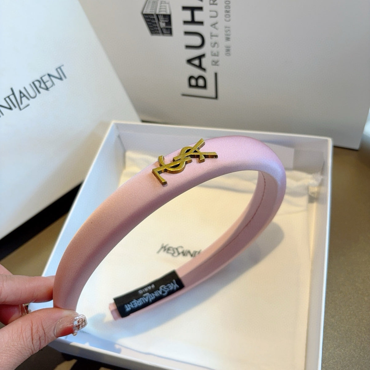 SAINT LAURENT Padded Headband