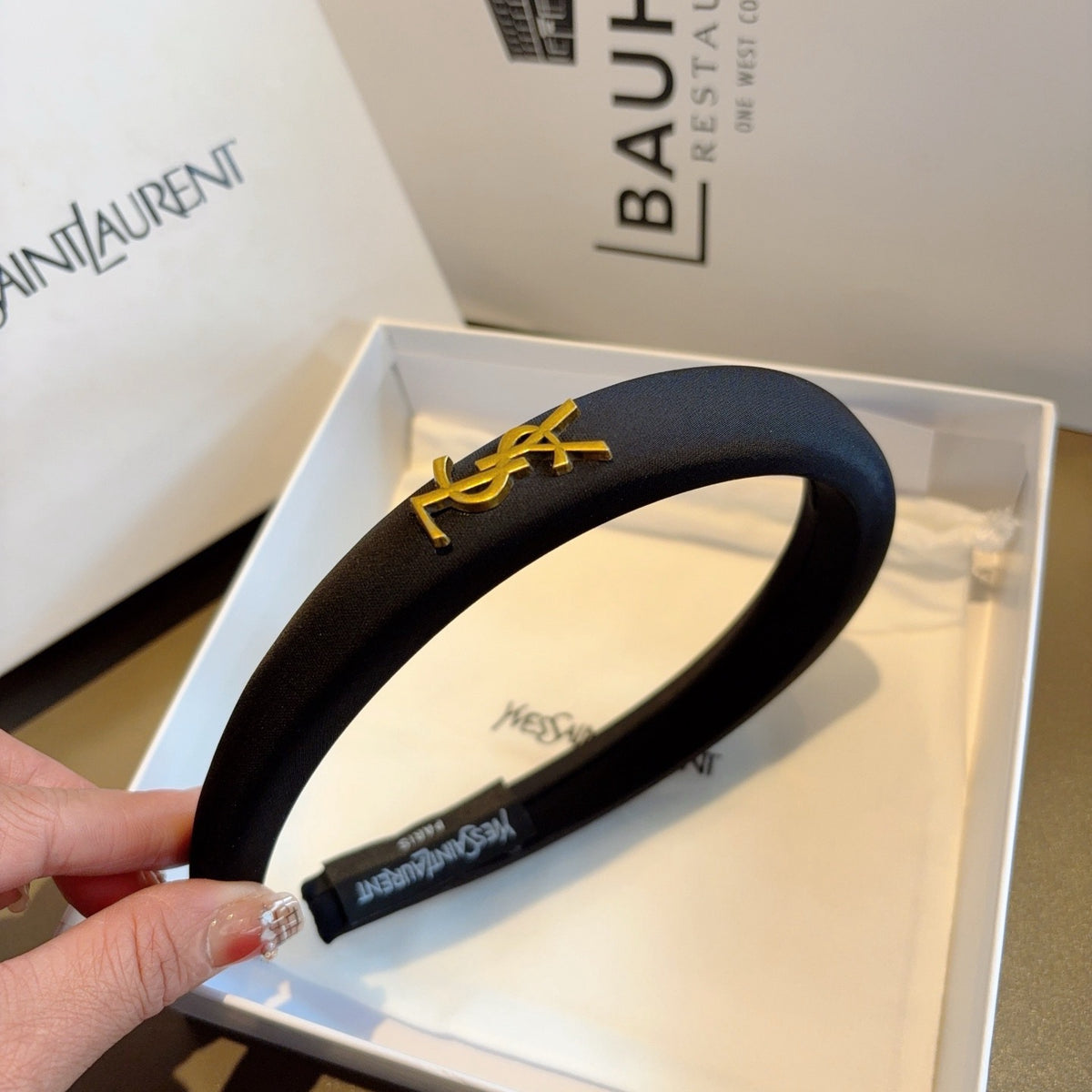 SAINT LAURENT Padded Headband
