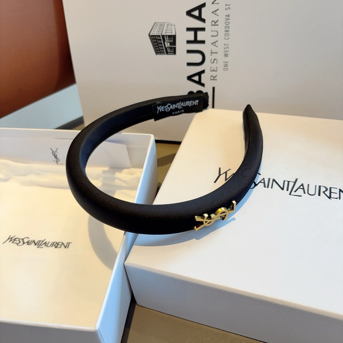 SAINT LAURENT Padded Headband