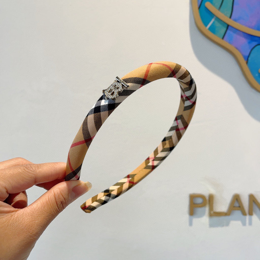 BURBERRY Check Slim Headband