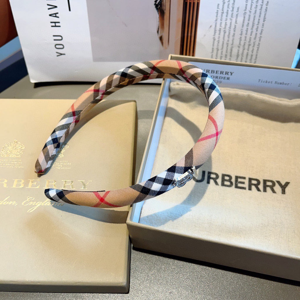 BURBERRY Check Slim Headband