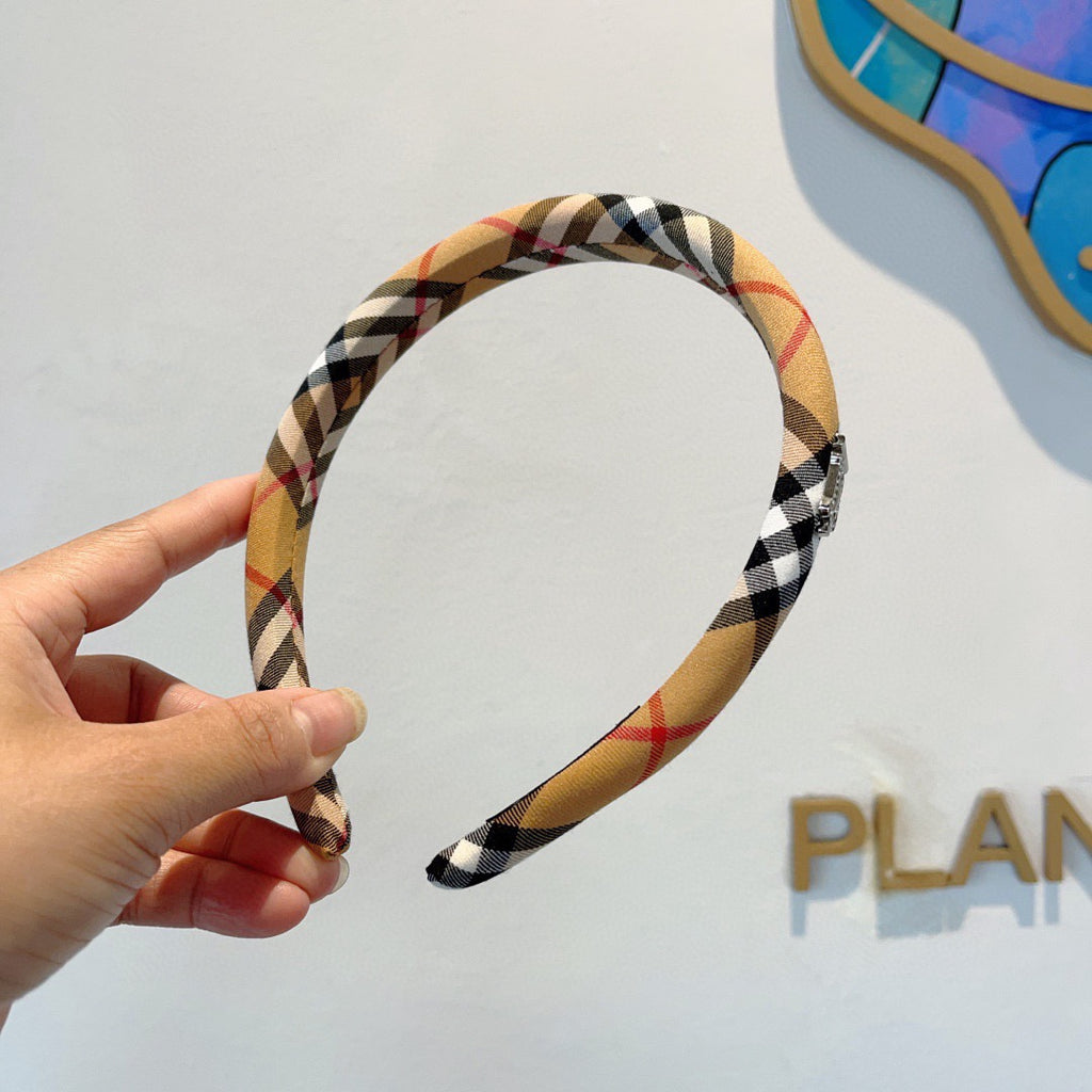 BURBERRY Check Slim Headband