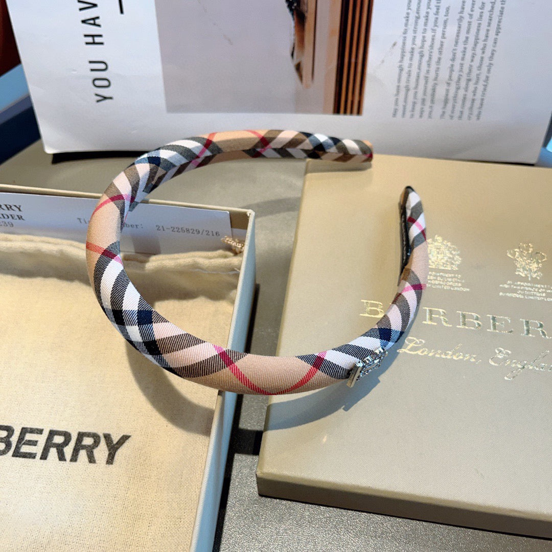 BURBERRY Check Slim Headband
