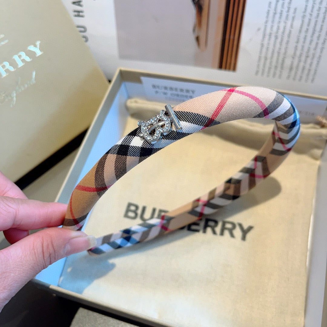 BURBERRY Check Slim Headband
