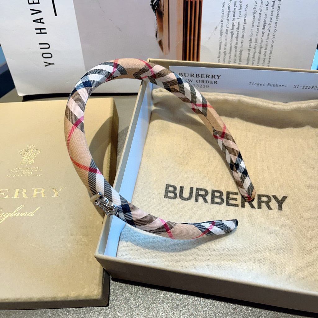 BURBERRY Check Slim Headband