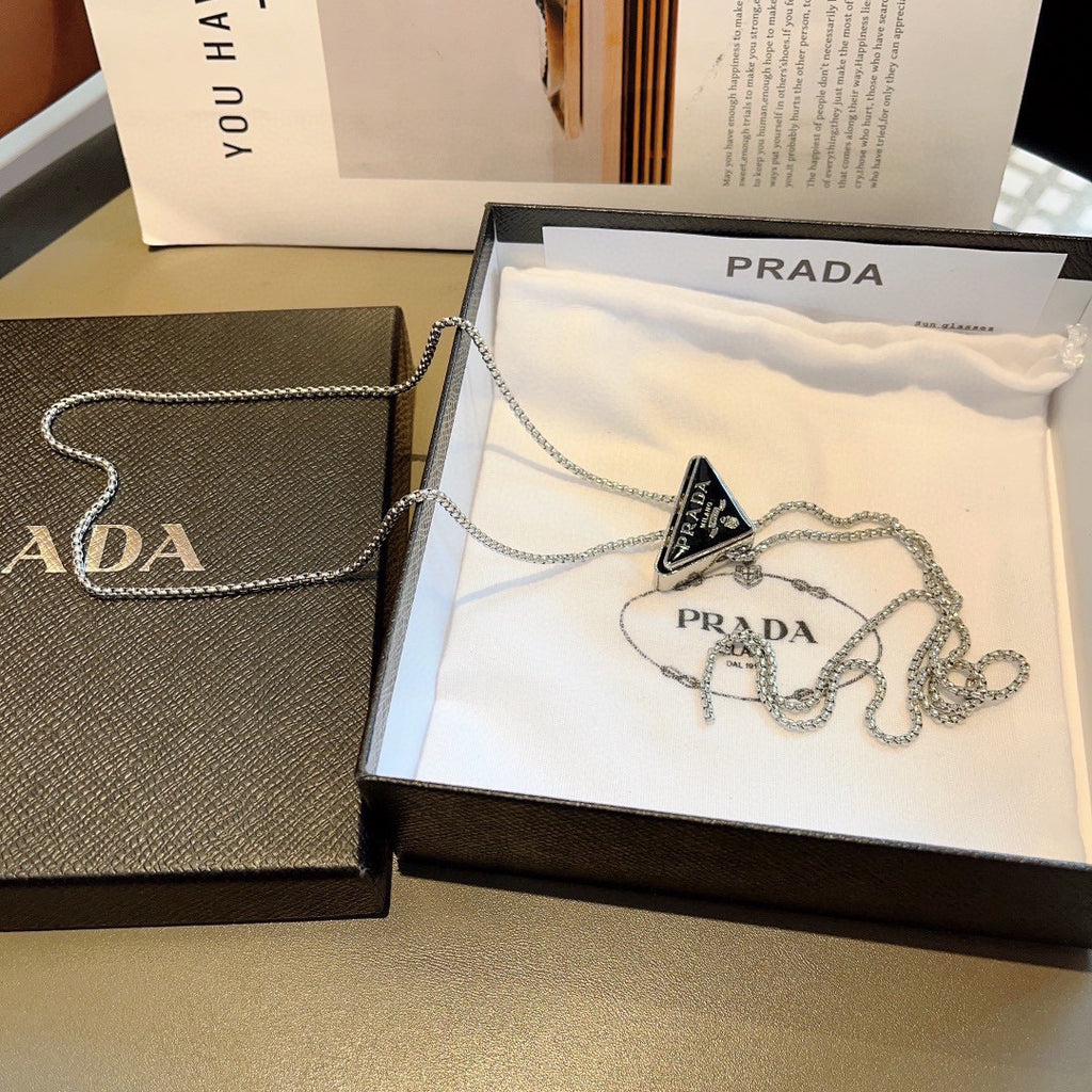 PRADA Lock Choker Necklace