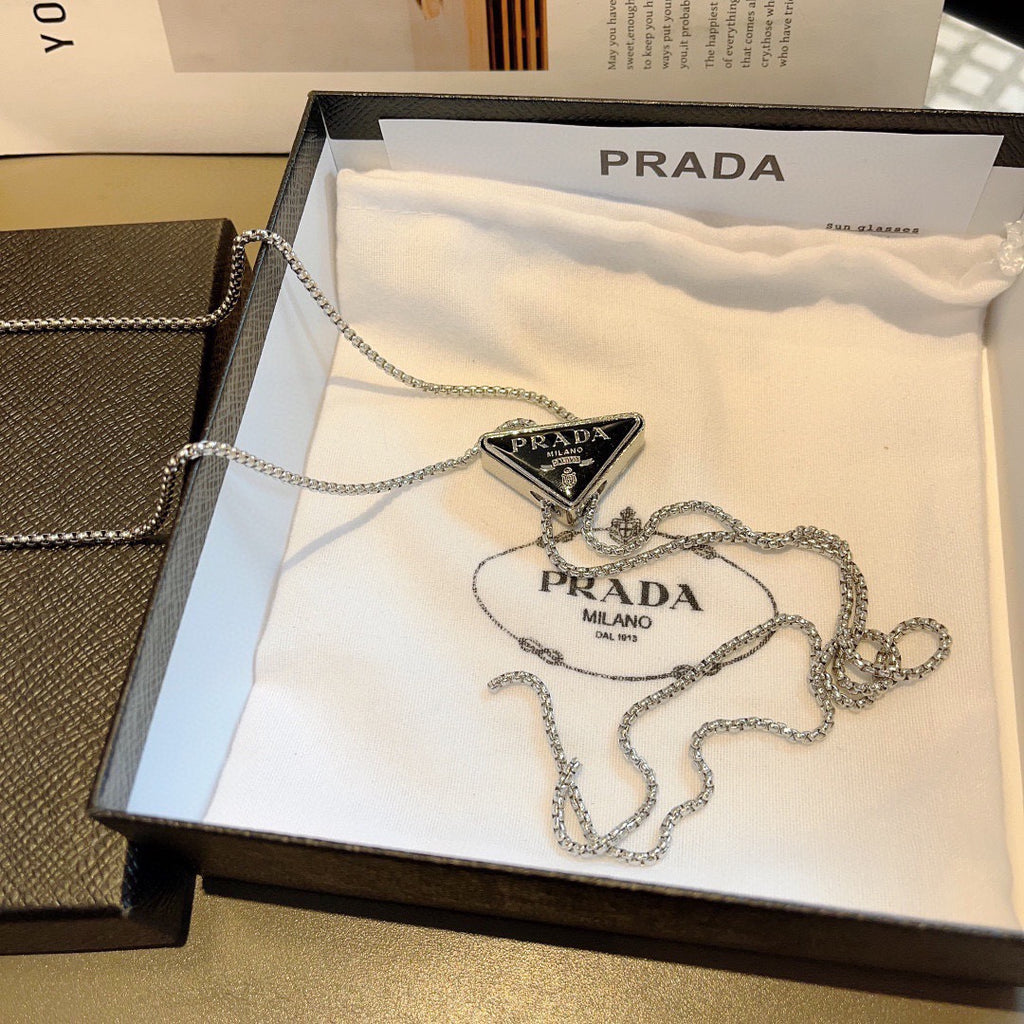 PRADA Lock Choker Necklace