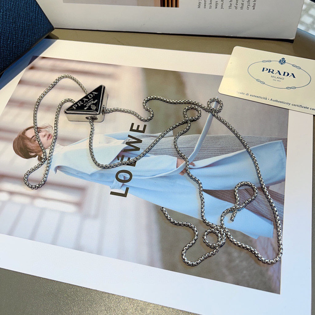 PRADA Lock Choker Necklace