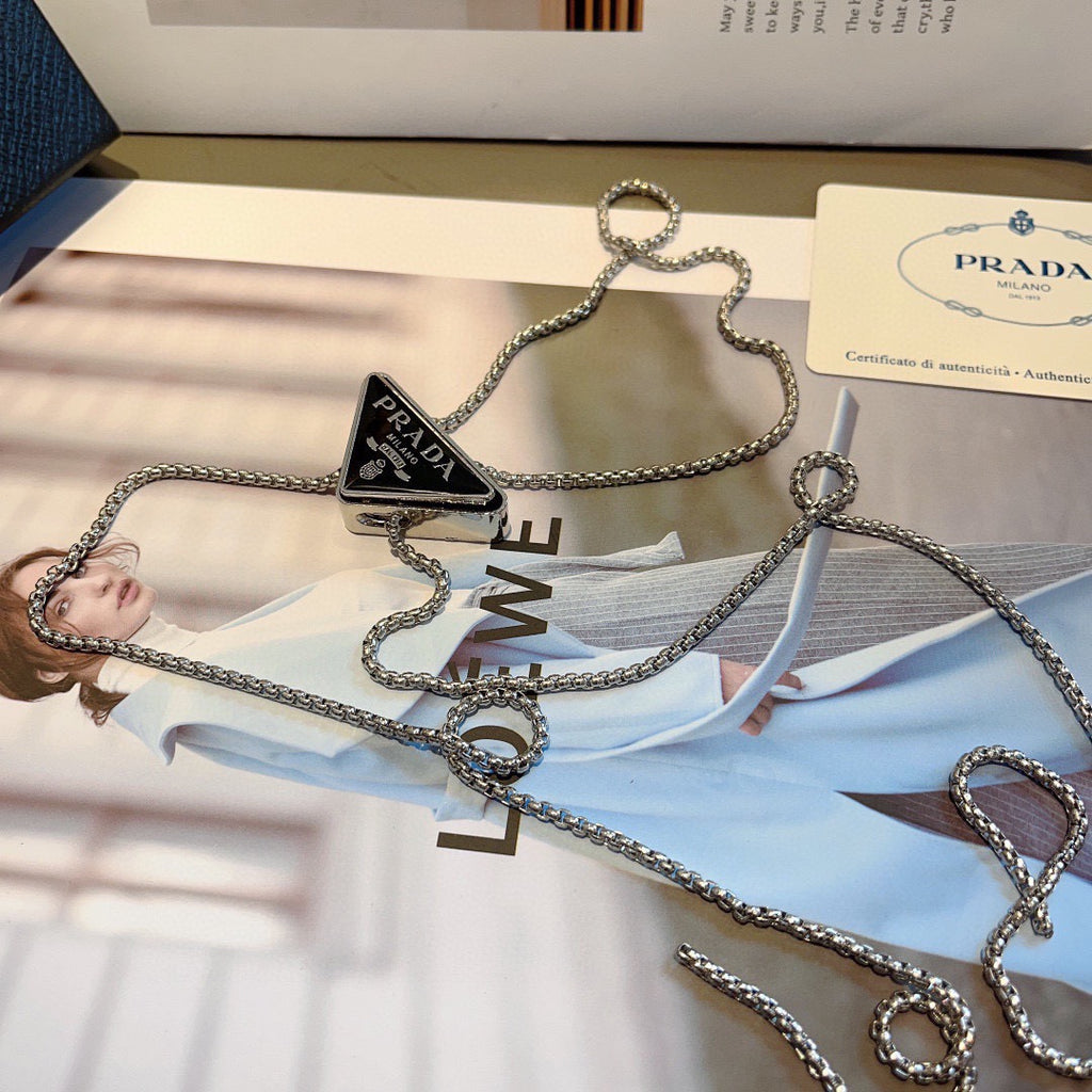 PRADA Lock Choker Necklace