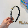 CHANEL Letter Logo Vintage Headband