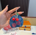 LOUIS VUITTON Canvas Bag Charm Keychain
