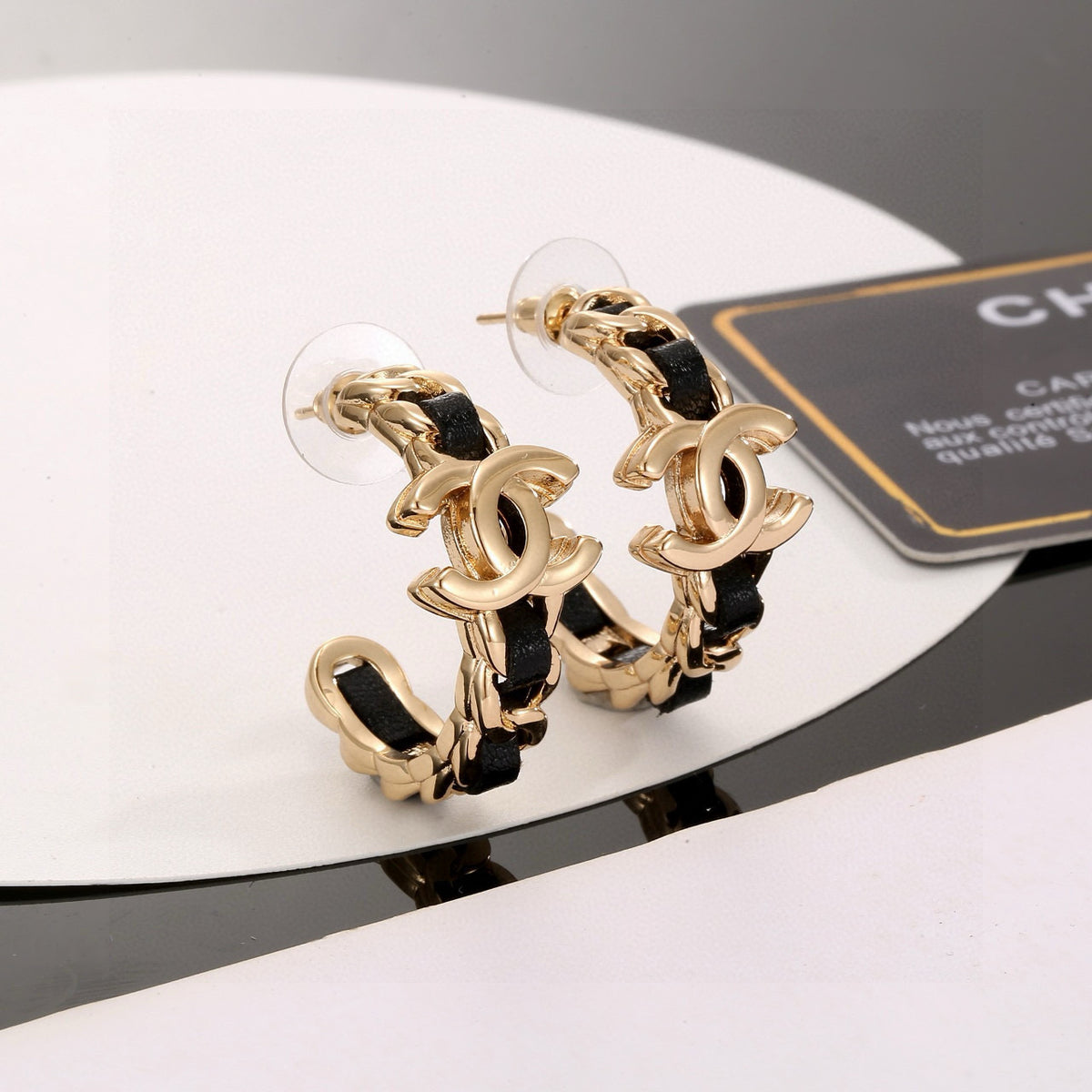 CHANEL Double-C Earrings