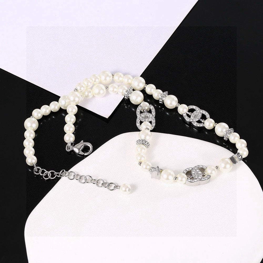 CHANEL Pearl Choker Necklace