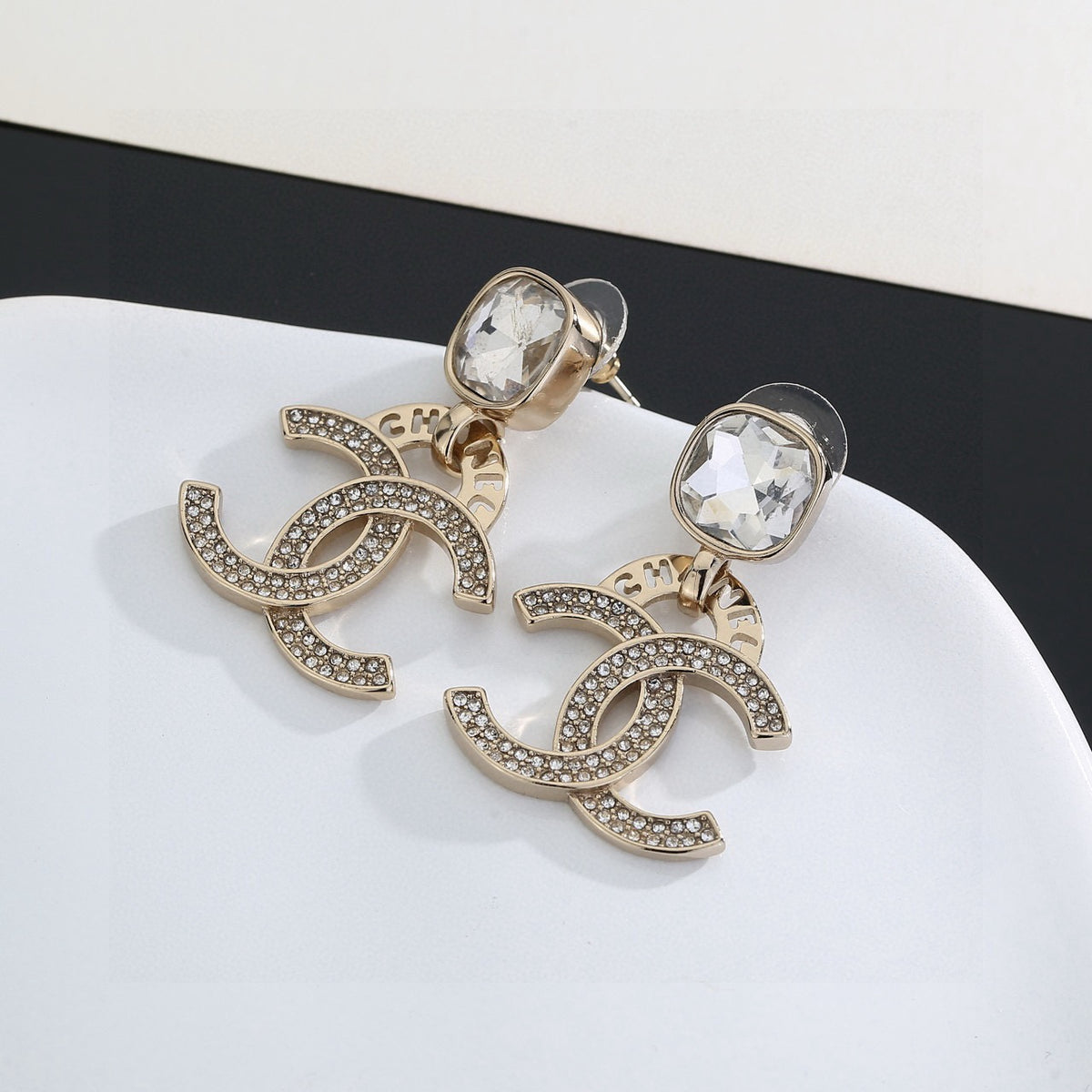 CHANEL Double-C Earrings