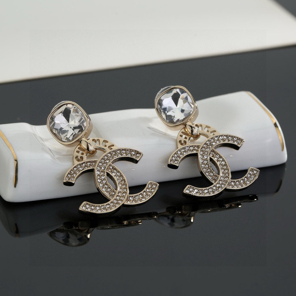 CHANEL Double-C Earrings