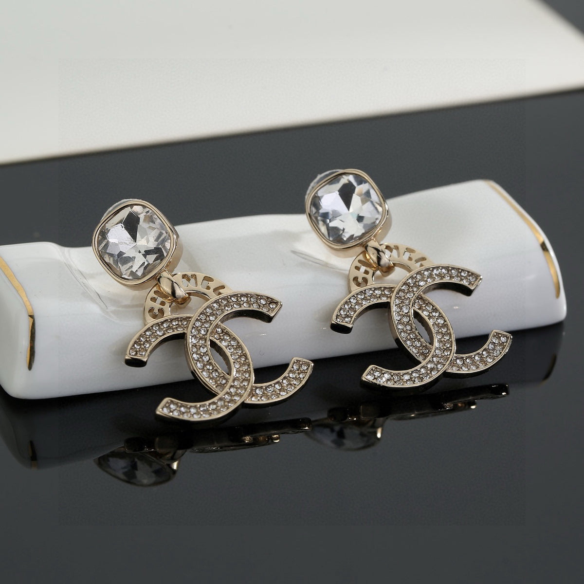 CHANEL Double-C Earrings
