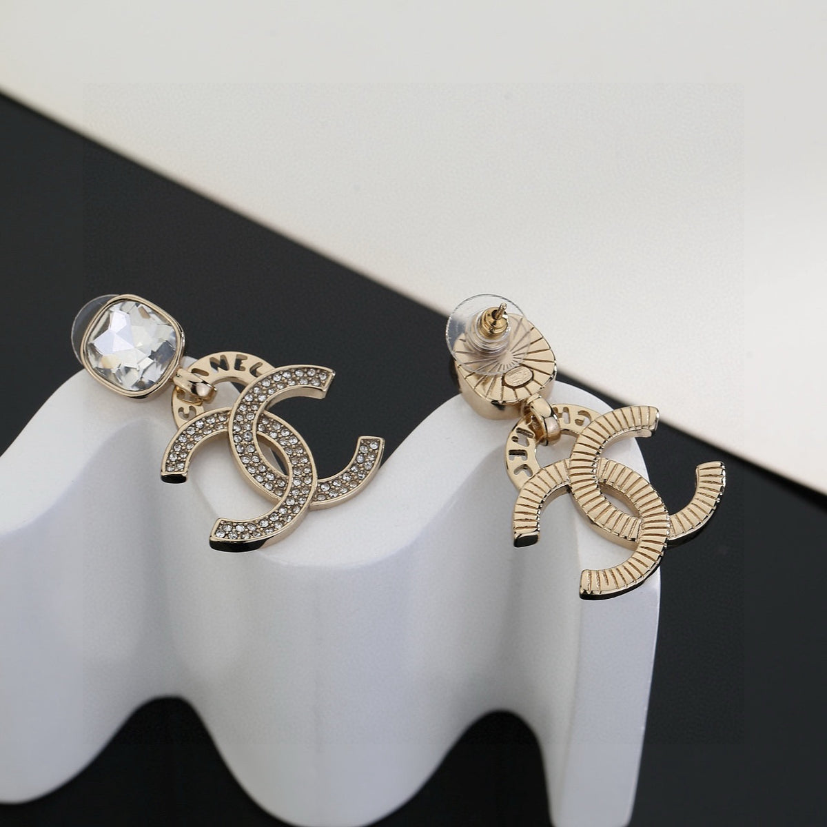 CHANEL Double-C Earrings