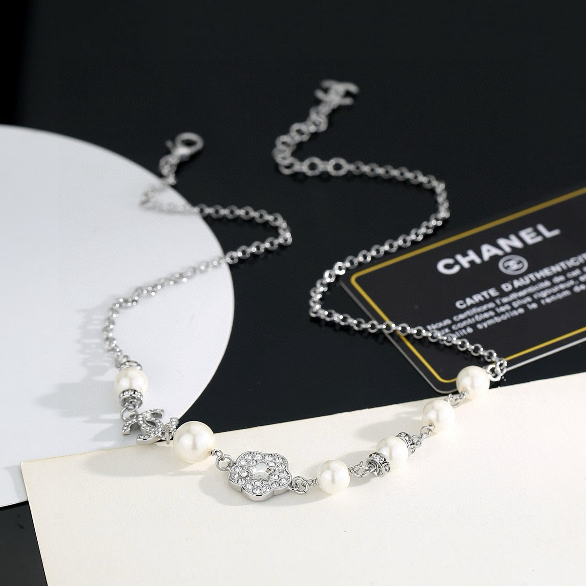 CHANEL Pearl Double-C Necklace