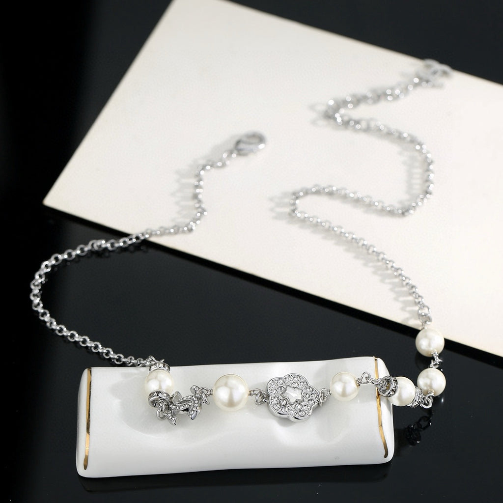 CHANEL Pearl Double-C Necklace