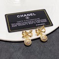 CHANEL Bow Earrings