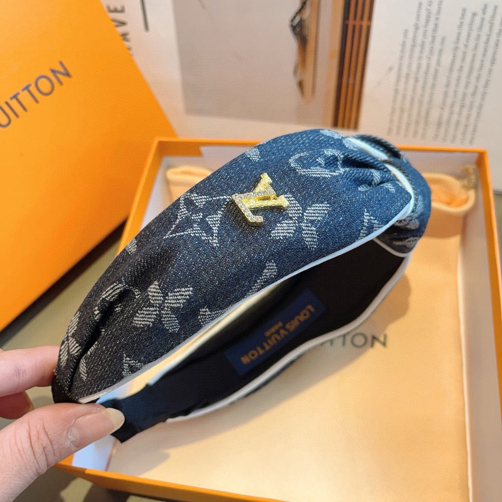 LOUIS VUITTON Denim Headband