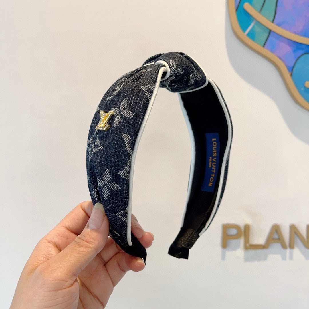 LOUIS VUITTON Denim Headband