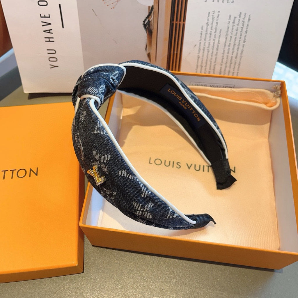LOUIS VUITTON Denim Headband