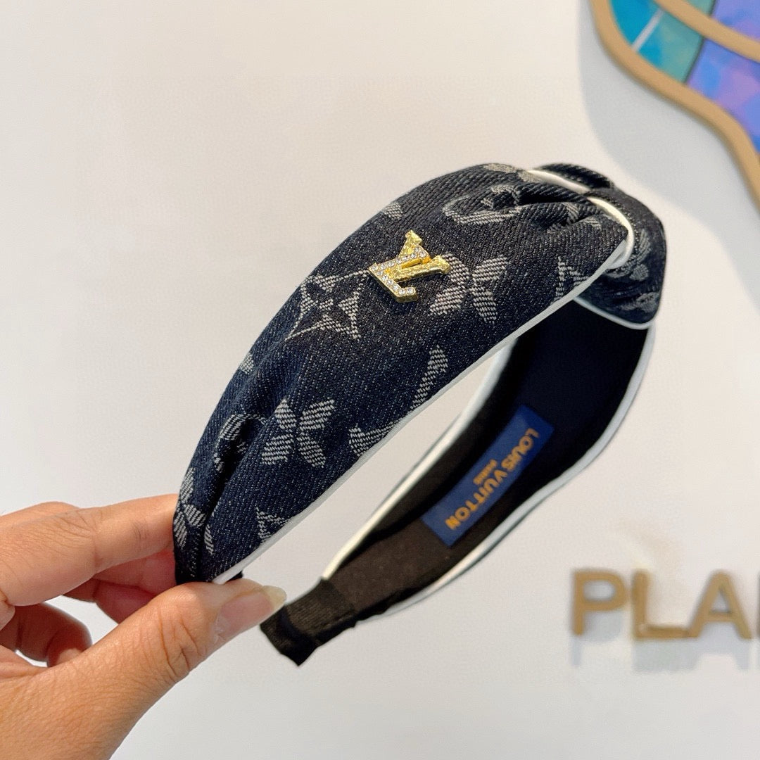 LOUIS VUITTON Denim Headband