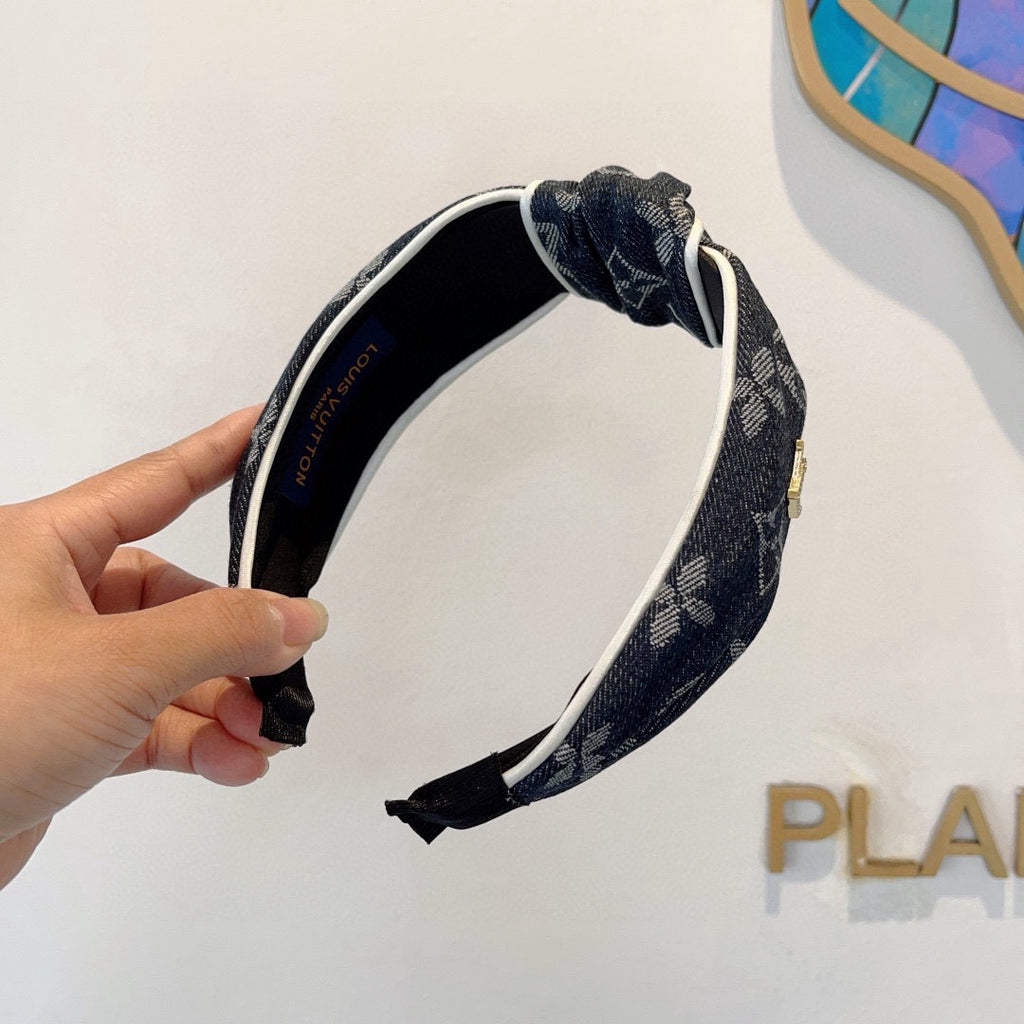 LOUIS VUITTON Denim Headband