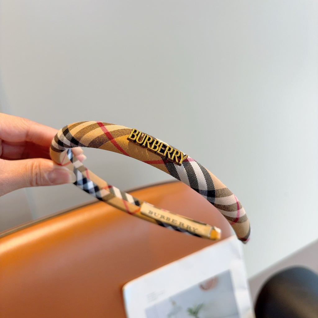 BURBERRY Check Slim Headband