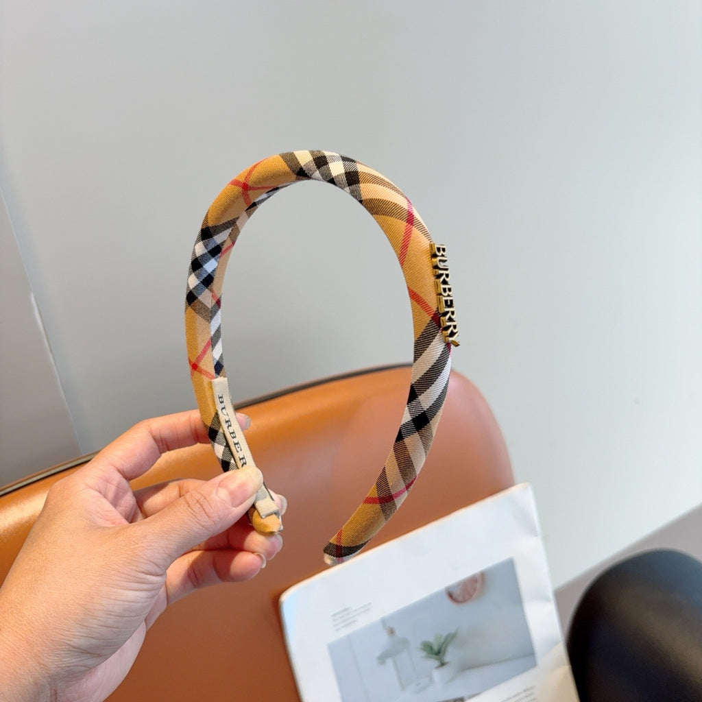 BURBERRY Check Slim Headband