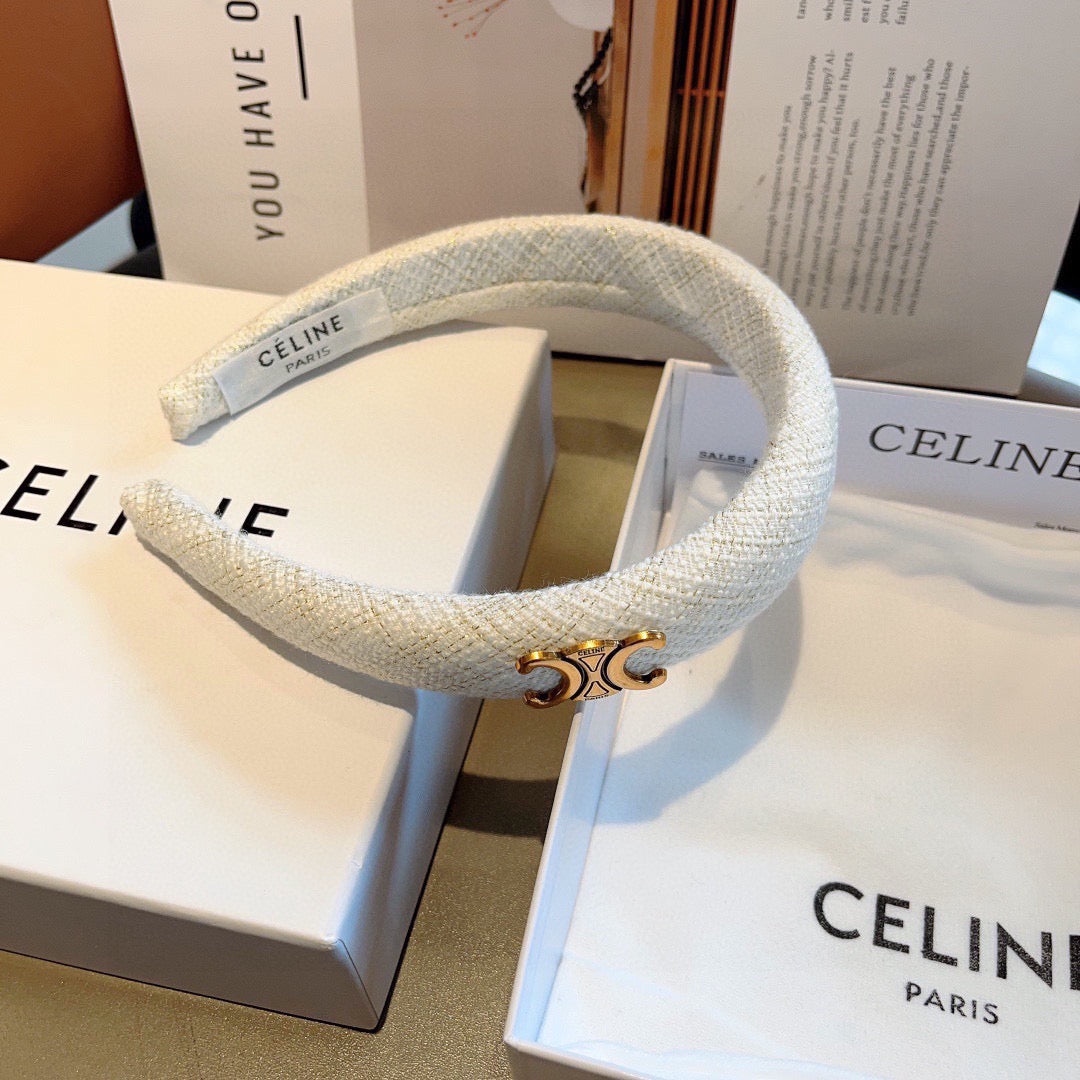CELINE Letter Logo Headband