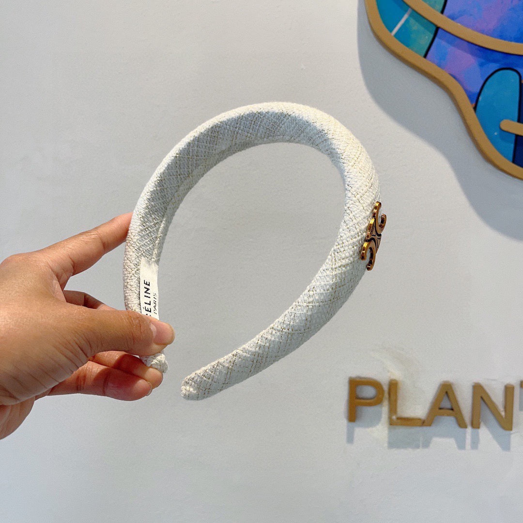 CELINE Letter Logo Headband
